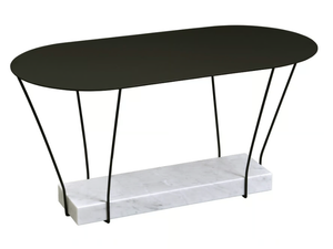 LEST - Oval metal coffee table _ RADAR INTERIOR